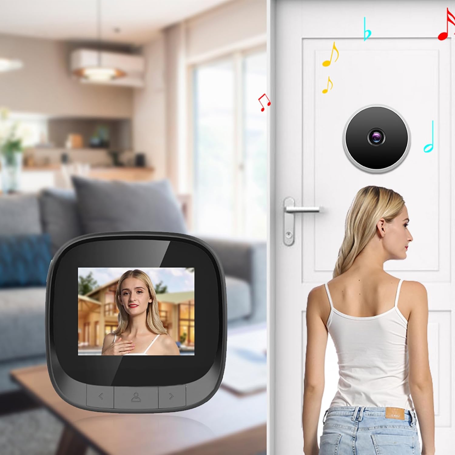 Camara Para Puerta Inteligente Hd