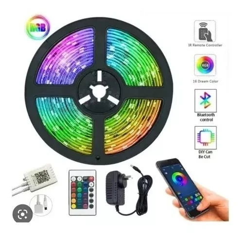 Cinta Luz Led Multicolor 10m Bluetooth